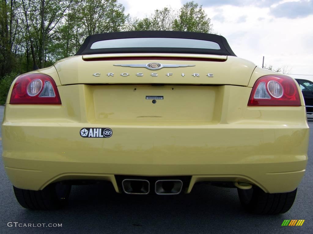 2007 Crossfire Limited Roadster - Classic Yellow / Dark Slate Gray/Vanilla photo #12