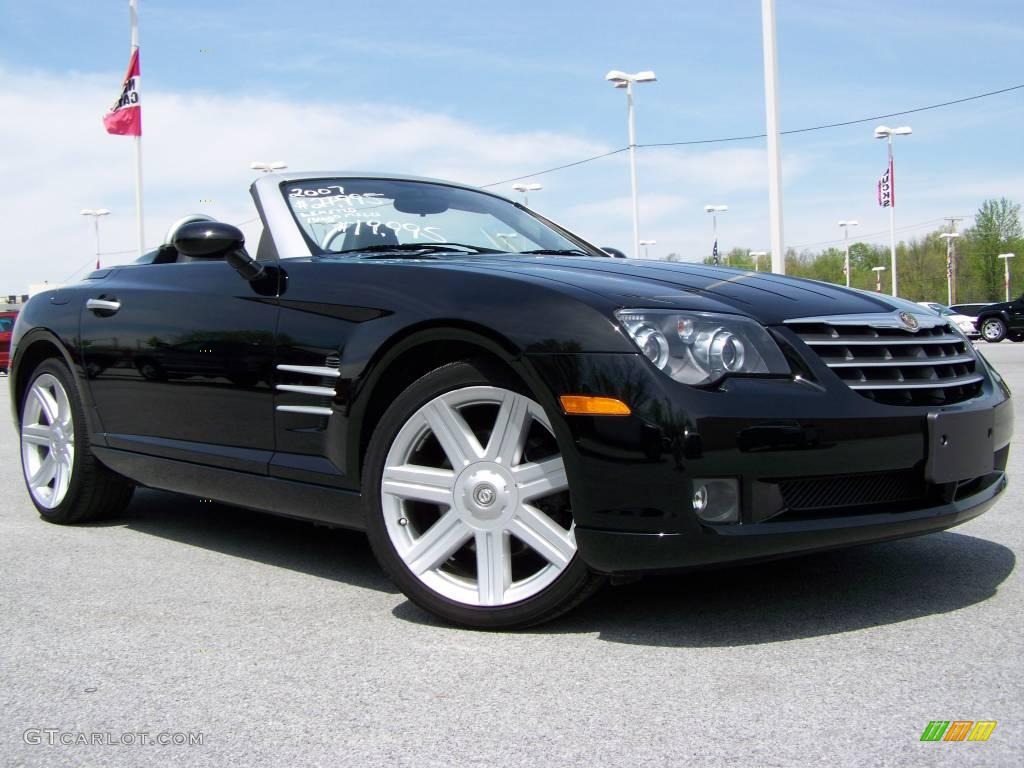 Black 2007 Chrysler Crossfire Limited Roadster Exterior Photo #8667869