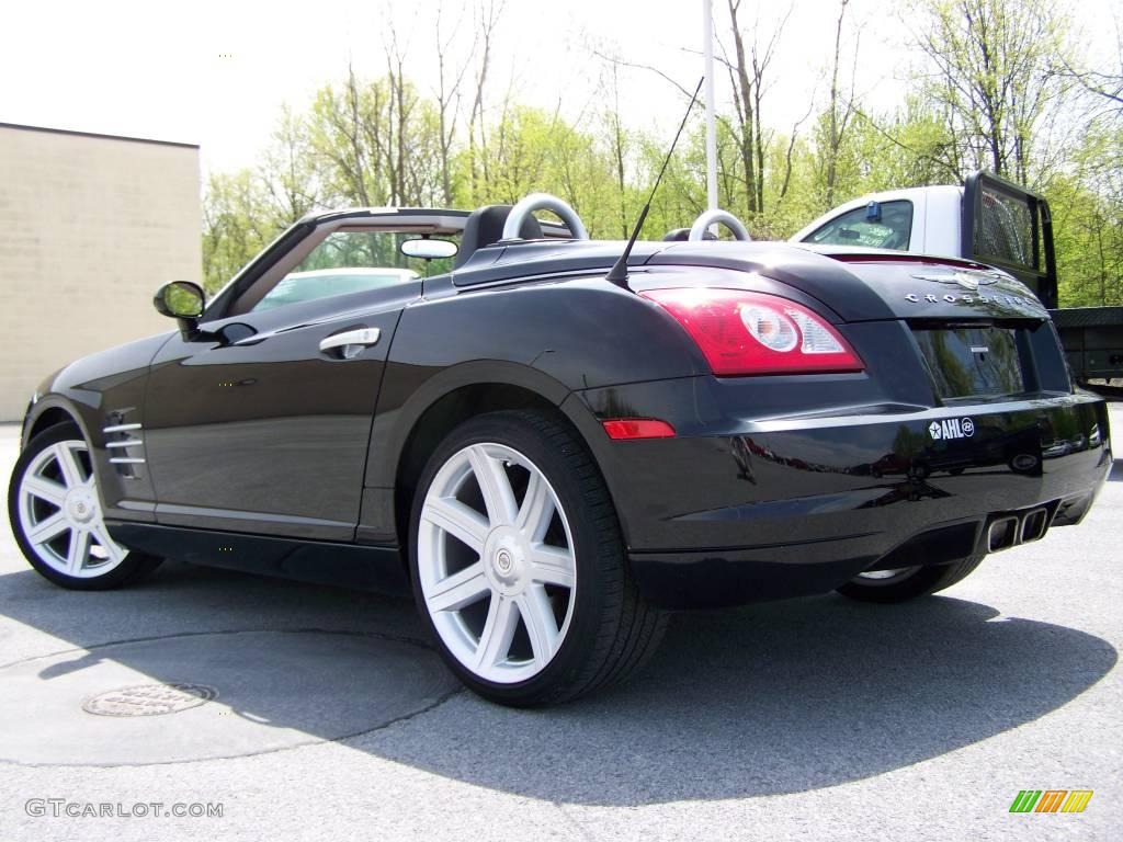 Black 2007 Chrysler Crossfire Limited Roadster Exterior Photo #8667874
