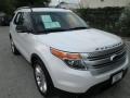 2013 Oxford White Ford Explorer XLT  photo #1