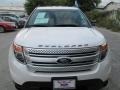 2013 Oxford White Ford Explorer XLT  photo #2