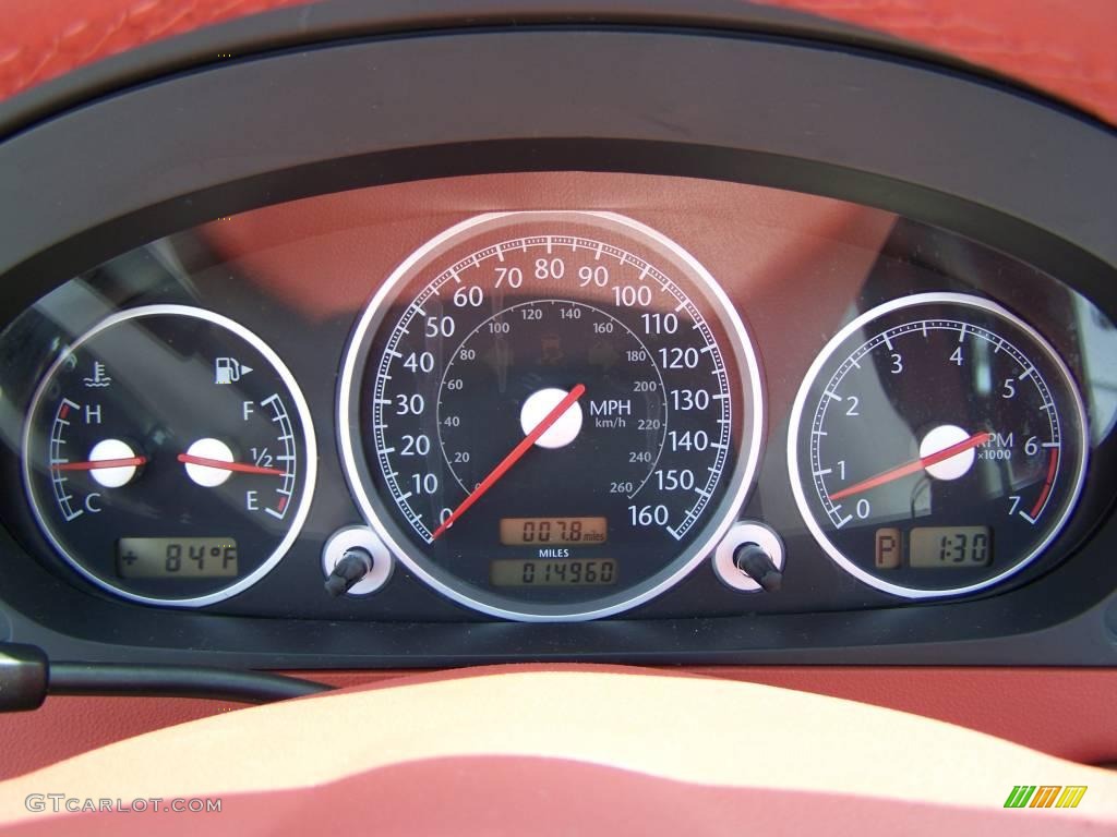 2007 Chrysler Crossfire Limited Roadster Gauges Photo #8667959