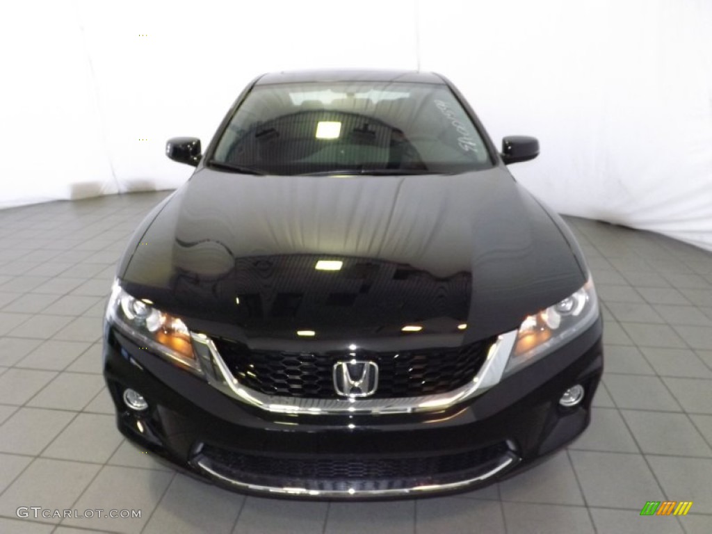 2014 Accord EX Coupe - Crystal Black Pearl / Black photo #2