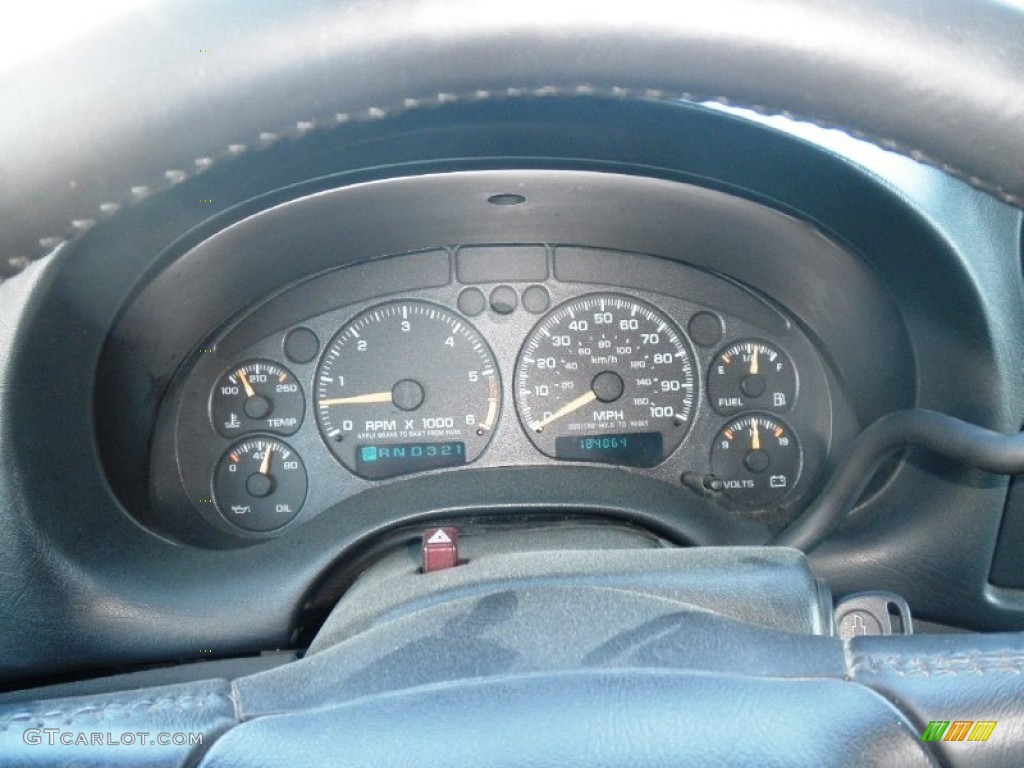2002 Chevrolet S10 LS Extended Cab 4x4 Gauges Photo #86680962