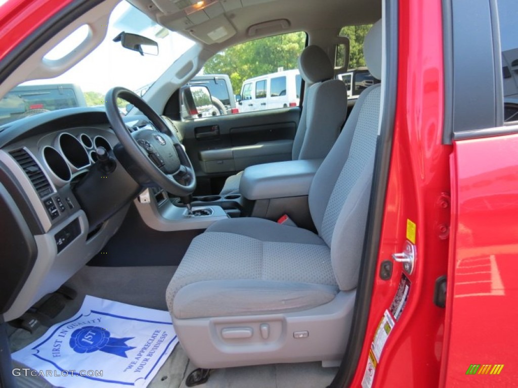 Graphite Gray Interior 2011 Toyota Tundra SR5 CrewMax Photo #86682678