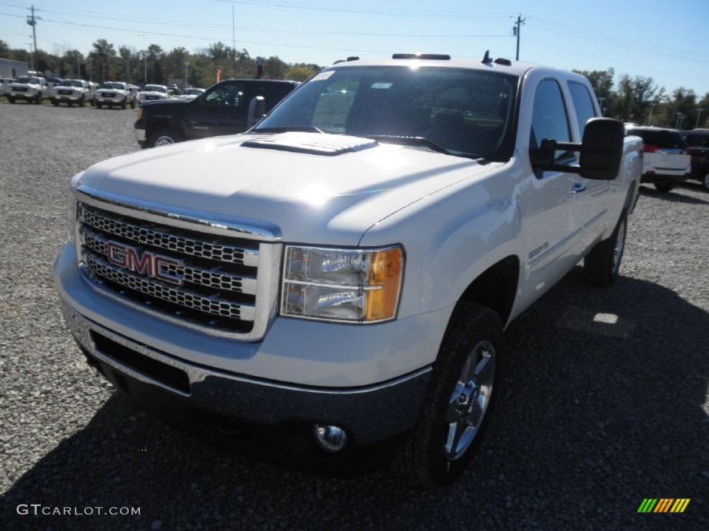 2014 Sierra 2500HD SLE Crew Cab 4x4 - Summit White / Ebony photo #3