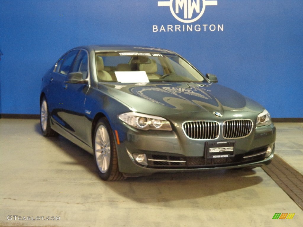 2011 Bmw 5 series tasman green #3