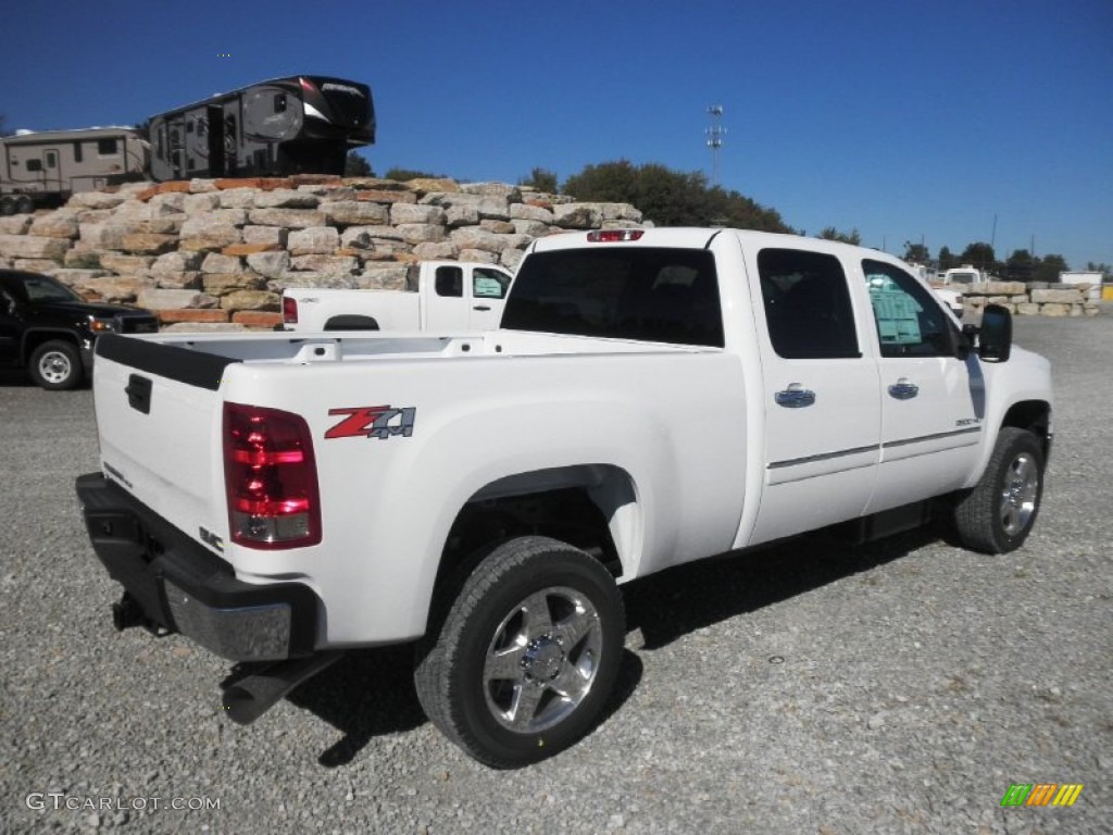 Summit White 2014 GMC Sierra 2500HD SLE Crew Cab 4x4 Exterior Photo #86683300