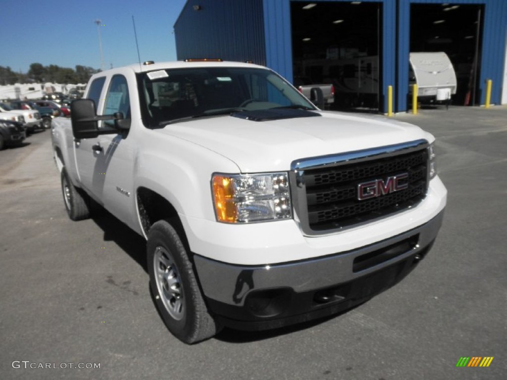 2014 Sierra 2500HD Crew Cab 4x4 - Summit White / Dark Titanium photo #2