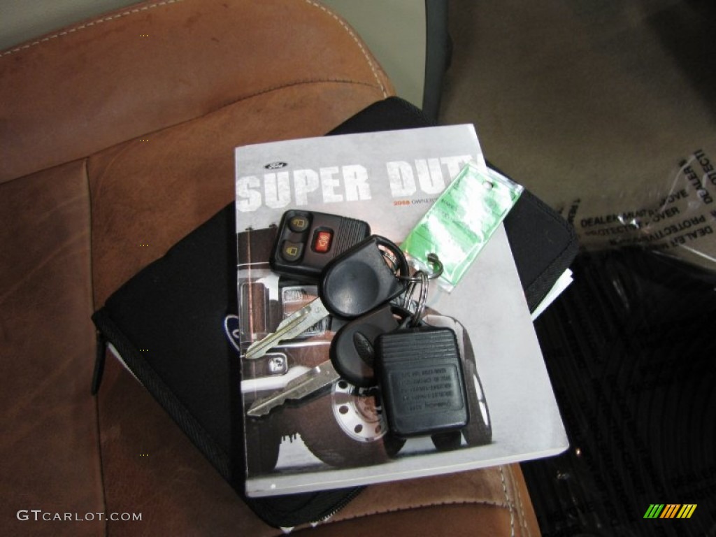 2008 F450 Super Duty King Ranch Crew Cab 4x4 Dually - Dark Copper Metallic / Chaparral Leather photo #32