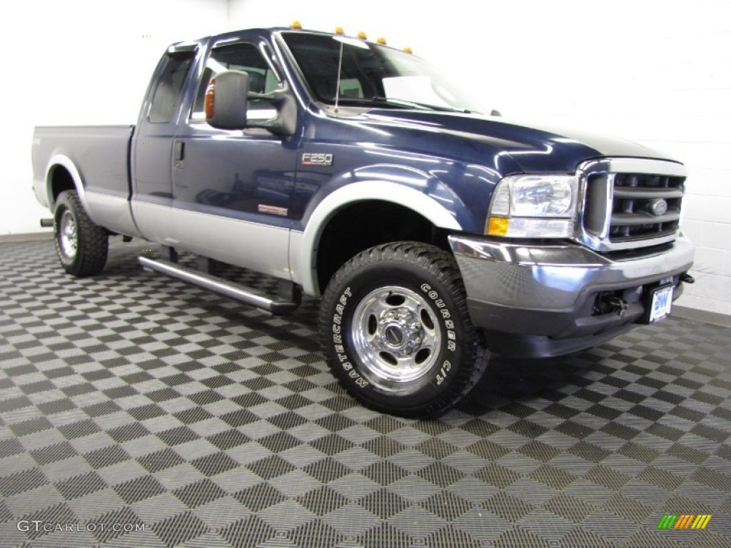 True Blue Metallic Ford F250 Super Duty