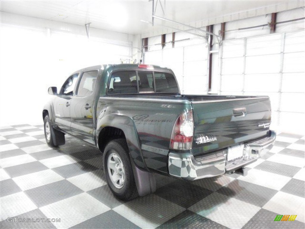 2011 Tacoma SR5 PreRunner Double Cab - Timberland Green Mica / Graphite Gray photo #5
