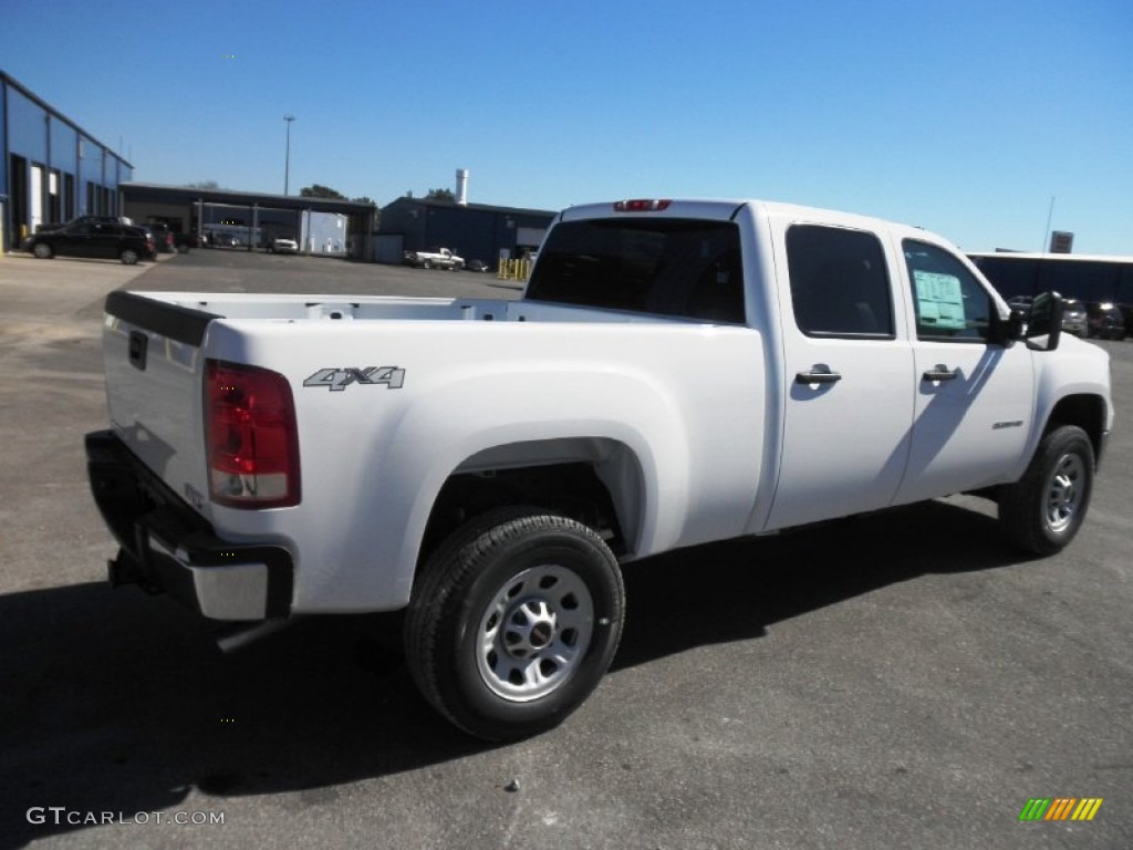 Summit White 2014 GMC Sierra 2500HD Crew Cab 4x4 Exterior Photo #86683782