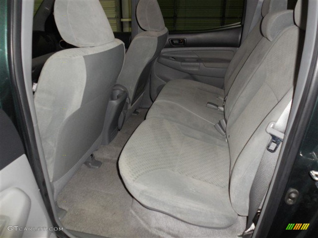 2011 Tacoma SR5 PreRunner Double Cab - Timberland Green Mica / Graphite Gray photo #19