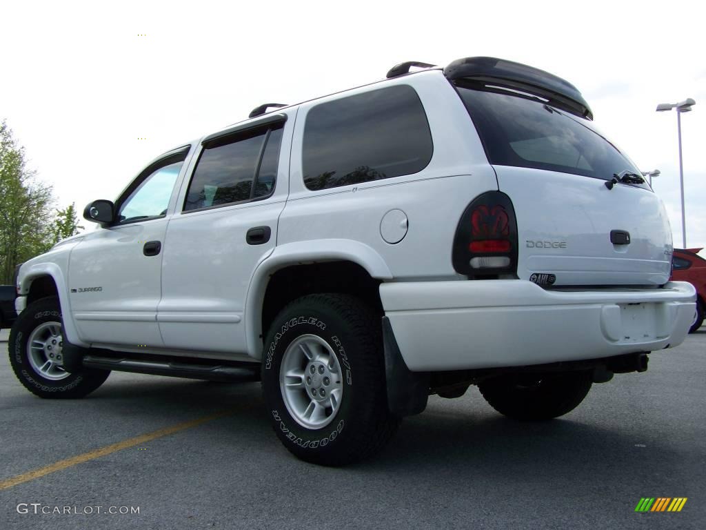 1998 Durango SLT 4x4 - Bright White / Beige photo #3