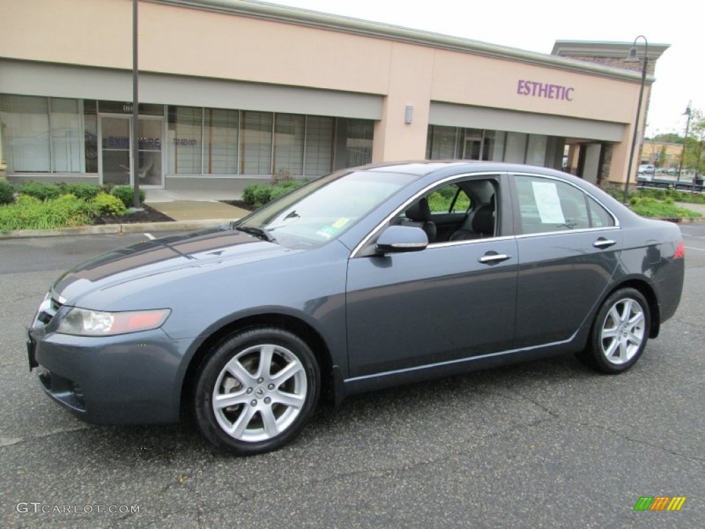 2004 TSX Sedan - Carbon Gray Pearl / Ebony photo #1