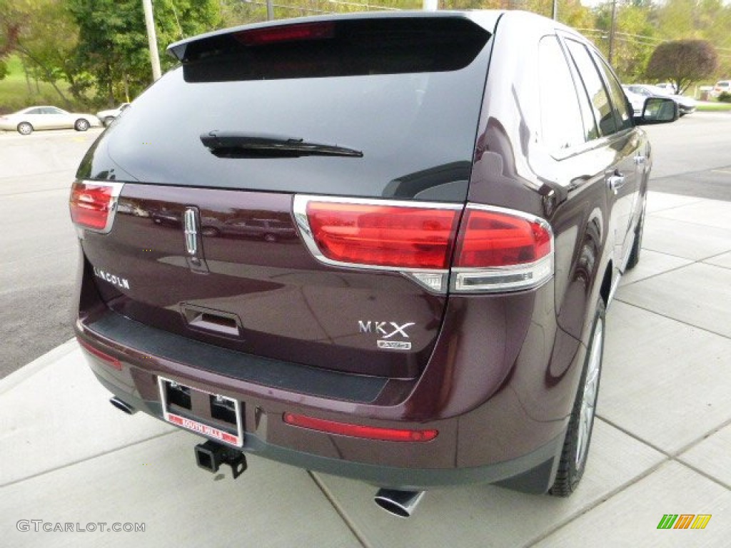 2011 MKX AWD - Bordeaux Reserve Red Metallic / Medium Light Stone photo #5