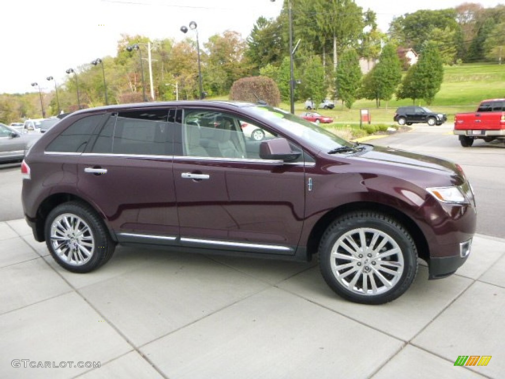 2011 MKX AWD - Bordeaux Reserve Red Metallic / Medium Light Stone photo #6