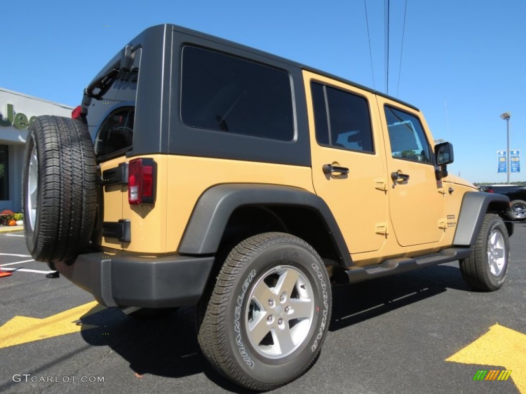 Dune 2014 Jeep Wrangler Unlimited Sport 4x4 Exterior Photo #86684850