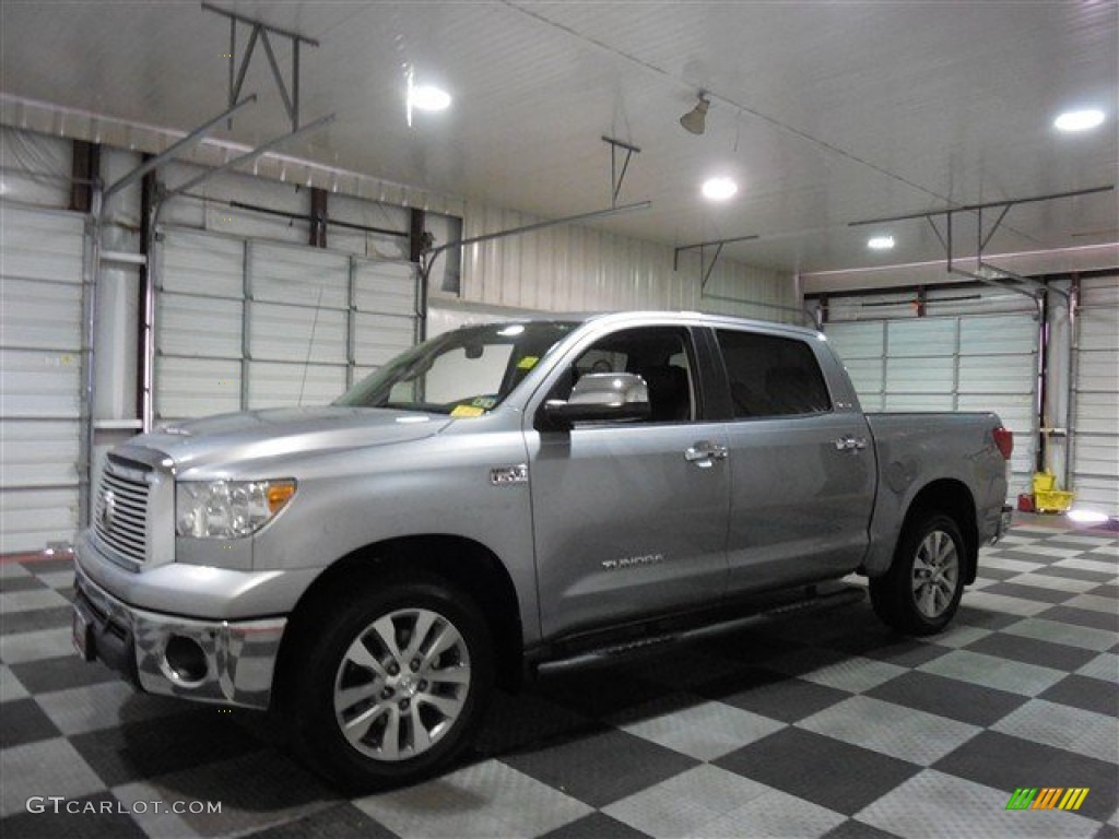 2012 Tundra Limited CrewMax 4x4 - Silver Sky Metallic / Black photo #4