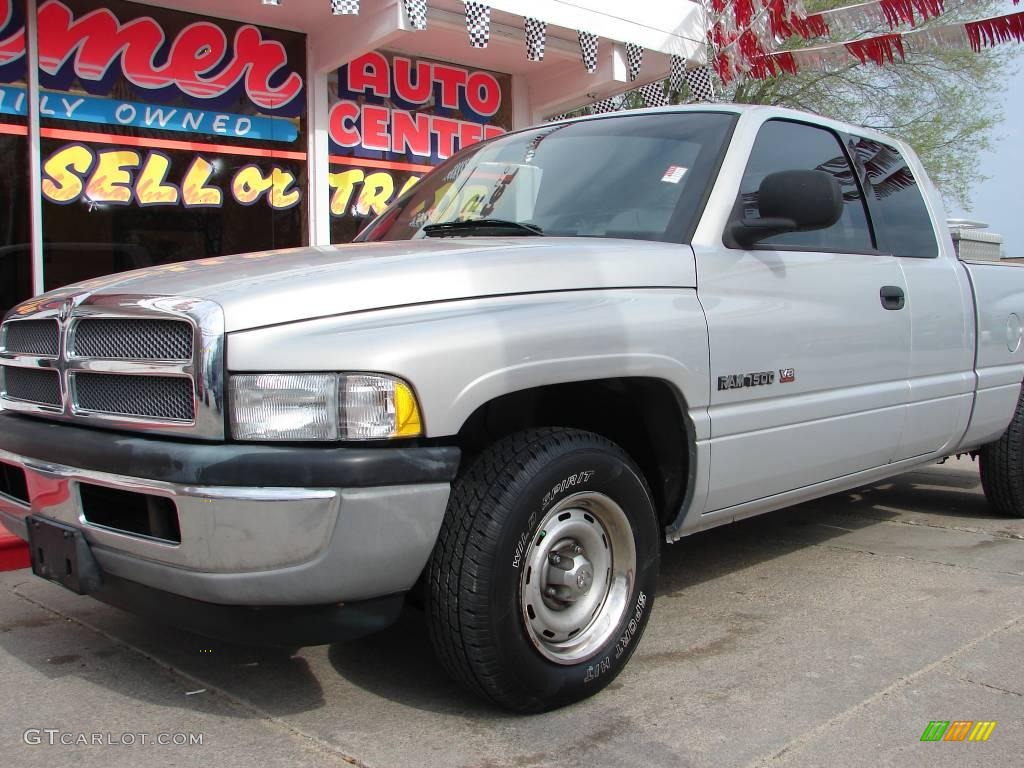 1999 Ram 1500 ST Extended Cab - Silver Metallic / Agate Black photo #2