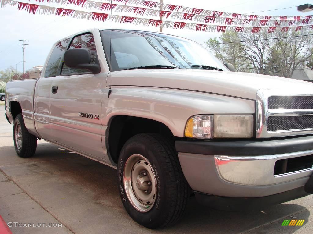 1999 Ram 1500 ST Extended Cab - Silver Metallic / Agate Black photo #3