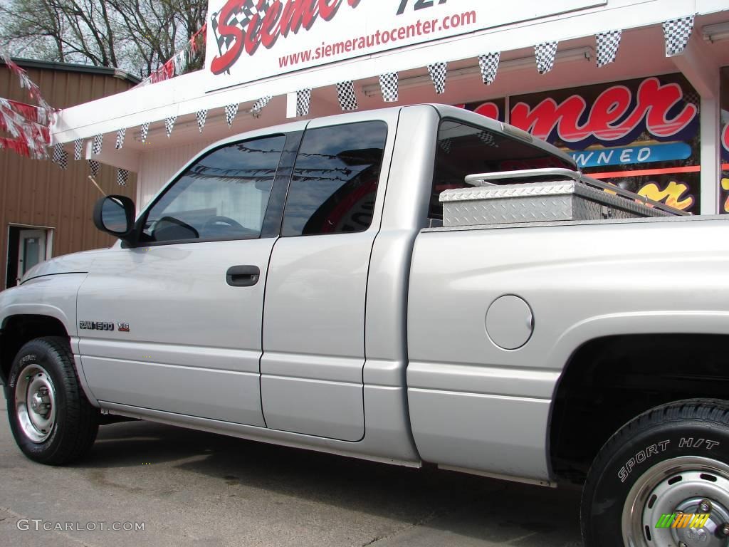 1999 Ram 1500 ST Extended Cab - Silver Metallic / Agate Black photo #4