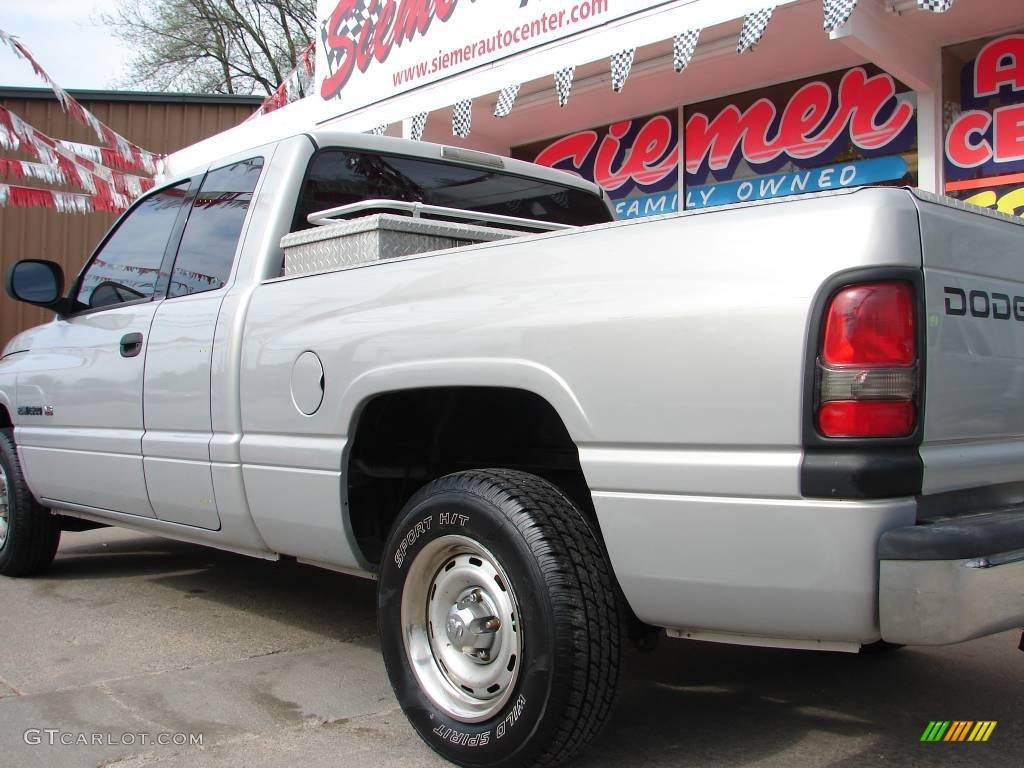 1999 Ram 1500 ST Extended Cab - Silver Metallic / Agate Black photo #13