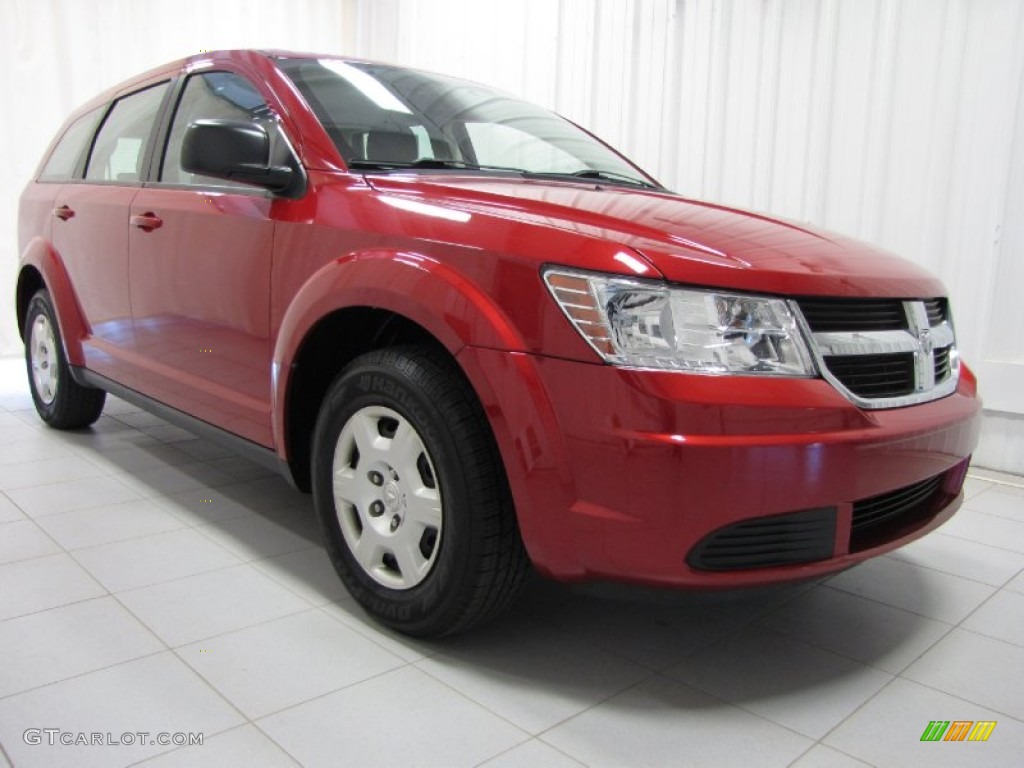 Inferno Red Crystal Pearl Coat Dodge Journey