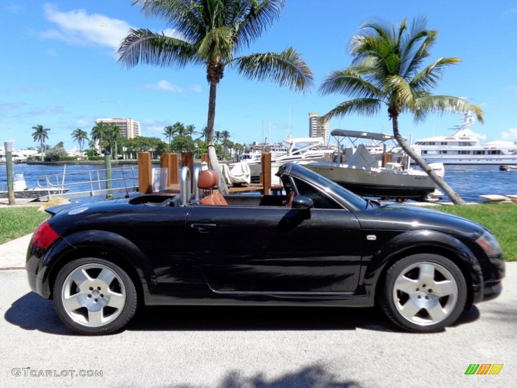 Raven Black Pearl 2001 Audi TT 1.8T quattro Roadster Exterior Photo #86687826