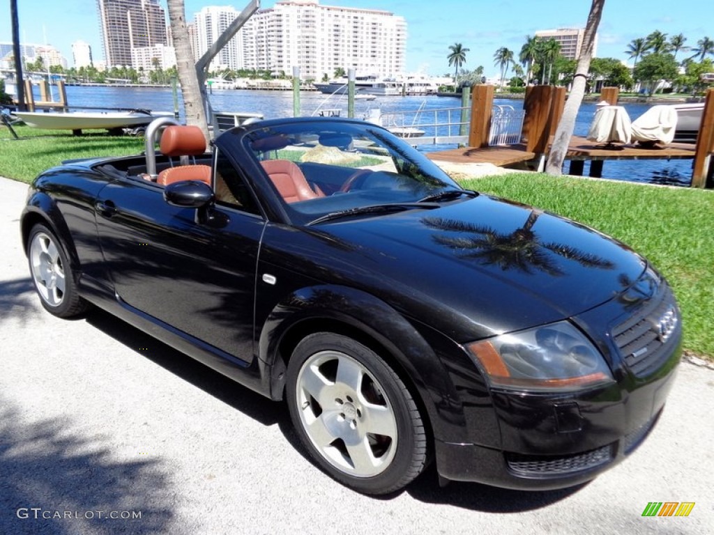Raven Black Pearl 2001 Audi TT 1.8T quattro Roadster Exterior Photo #86687988
