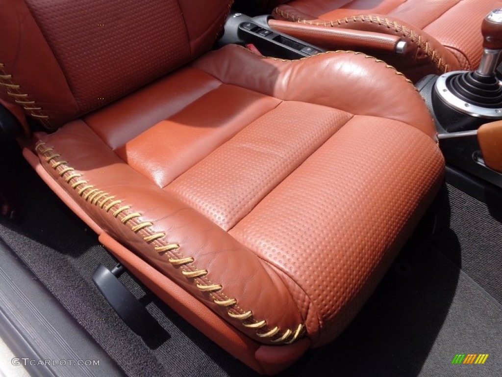 Amber Red Interior 2001 Audi TT 1.8T quattro Roadster Photo #86688015