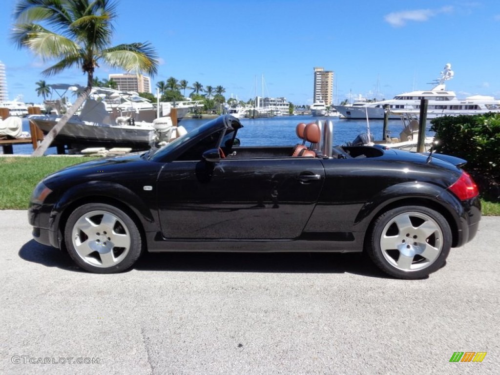 Raven Black Pearl 2001 Audi TT 1.8T quattro Roadster Exterior Photo #86688136