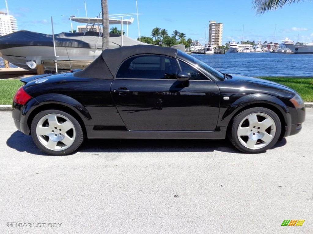 Raven Black Pearl 2001 Audi TT 1.8T quattro Roadster Exterior Photo #86688549