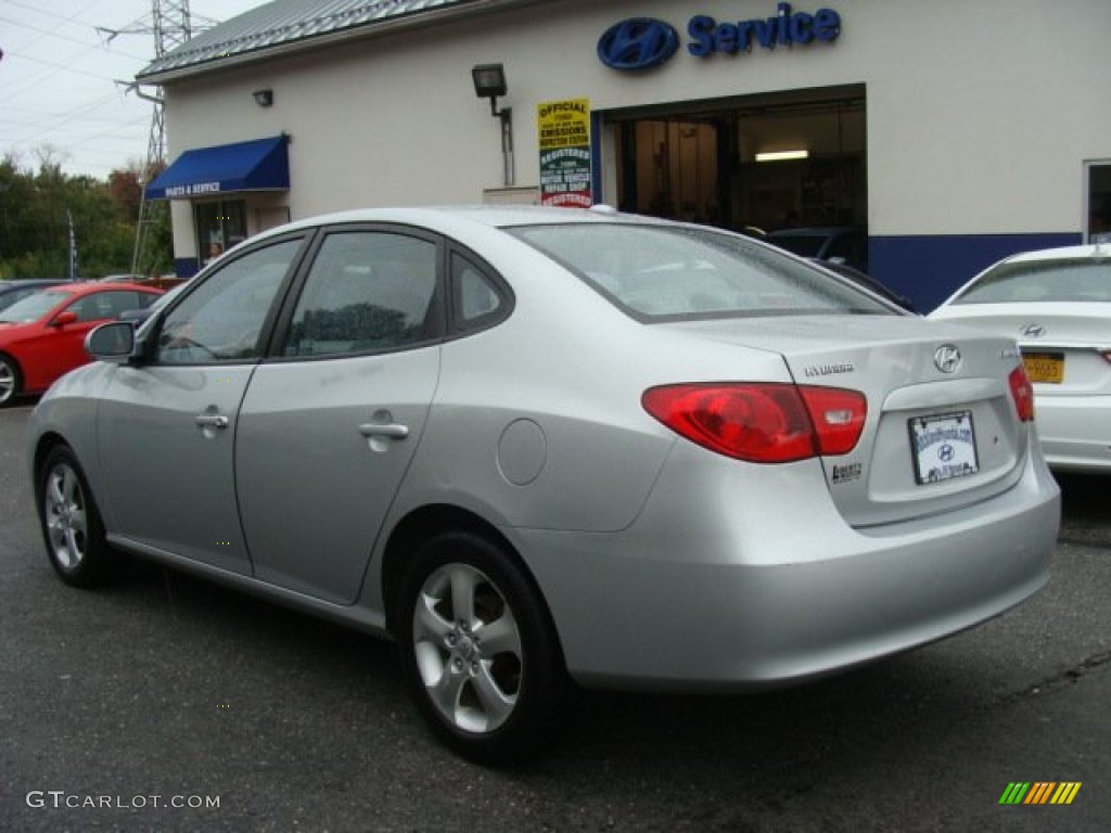 2008 Elantra GLS Sedan - QuickSilver Metallic / Gray photo #6