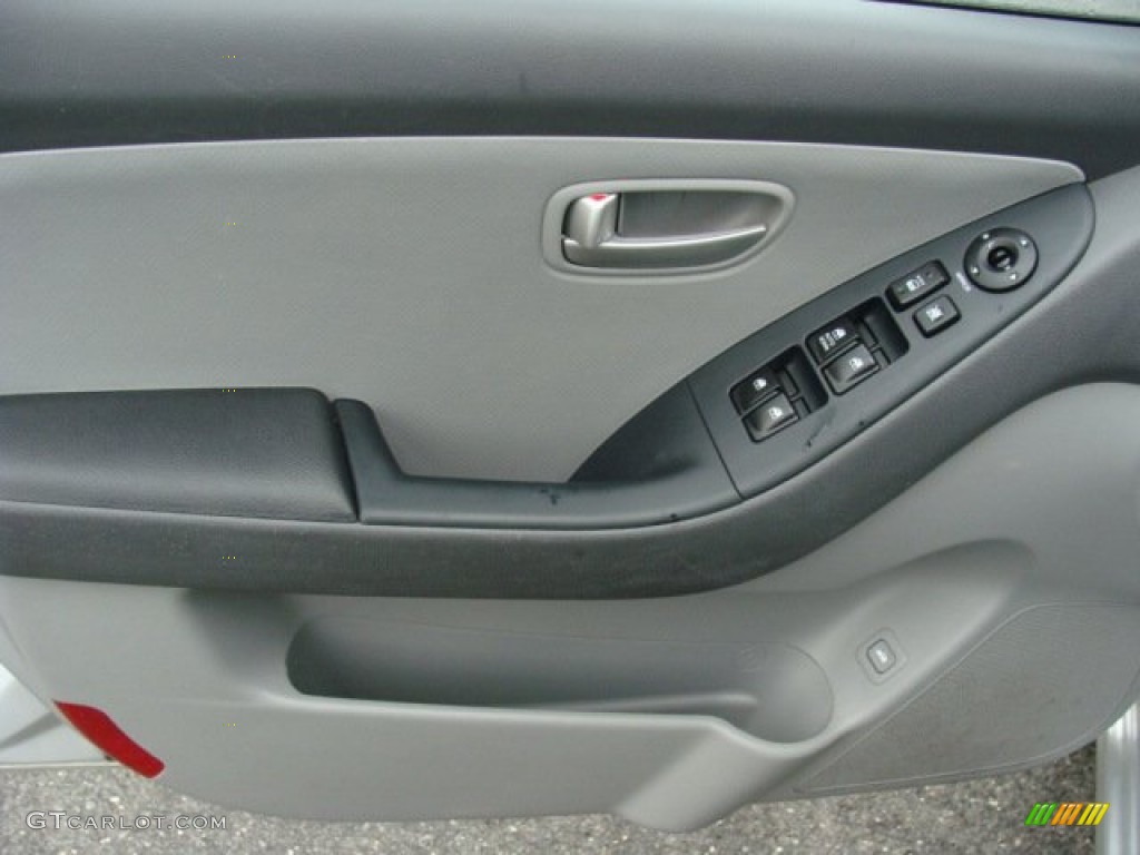 2008 Elantra GLS Sedan - QuickSilver Metallic / Gray photo #7