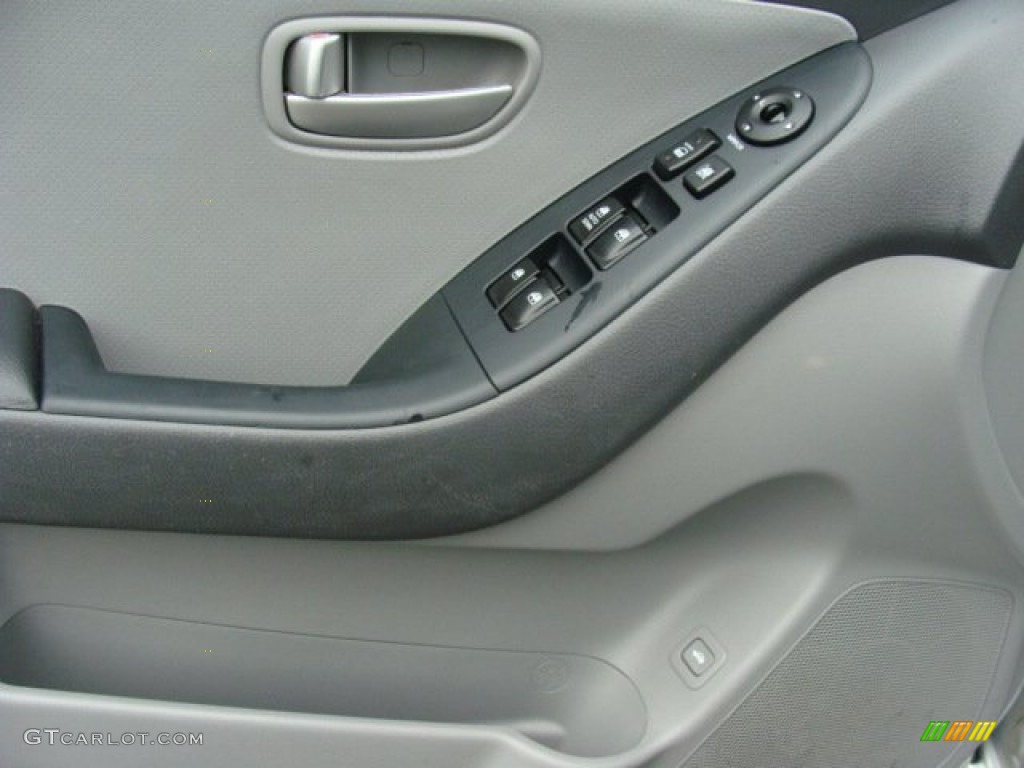 2008 Elantra GLS Sedan - QuickSilver Metallic / Gray photo #8