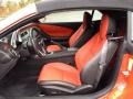 Inferno Orange/Black Front Seat Photo for 2012 Chevrolet Camaro #86688822