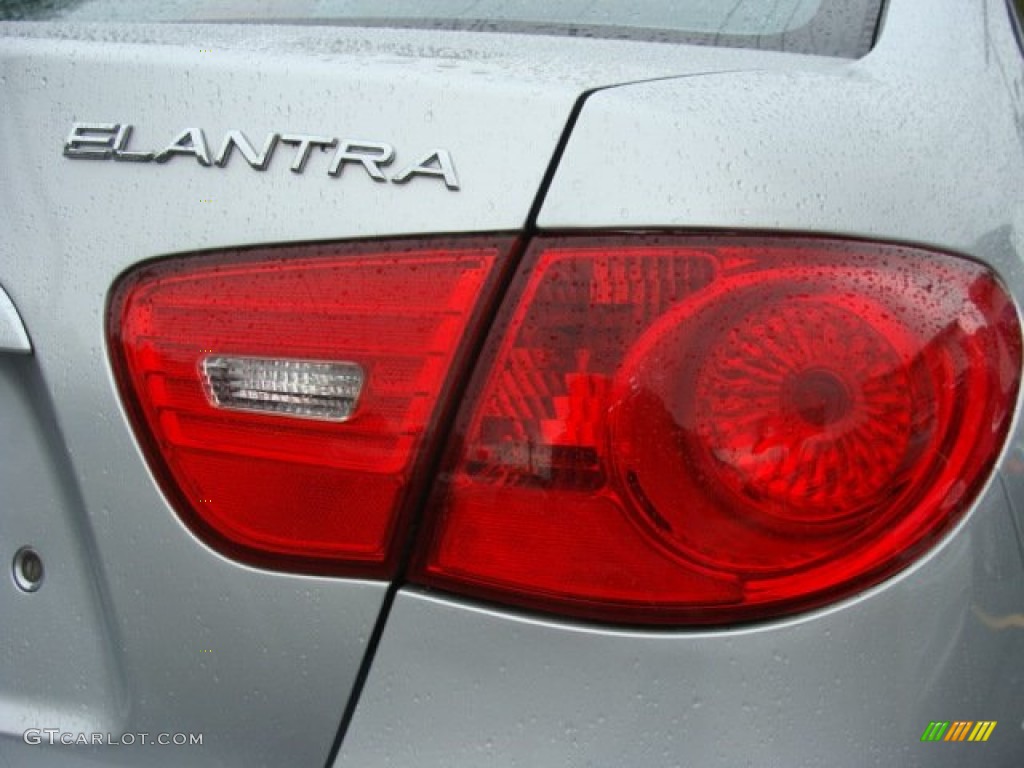 2008 Elantra GLS Sedan - QuickSilver Metallic / Gray photo #22