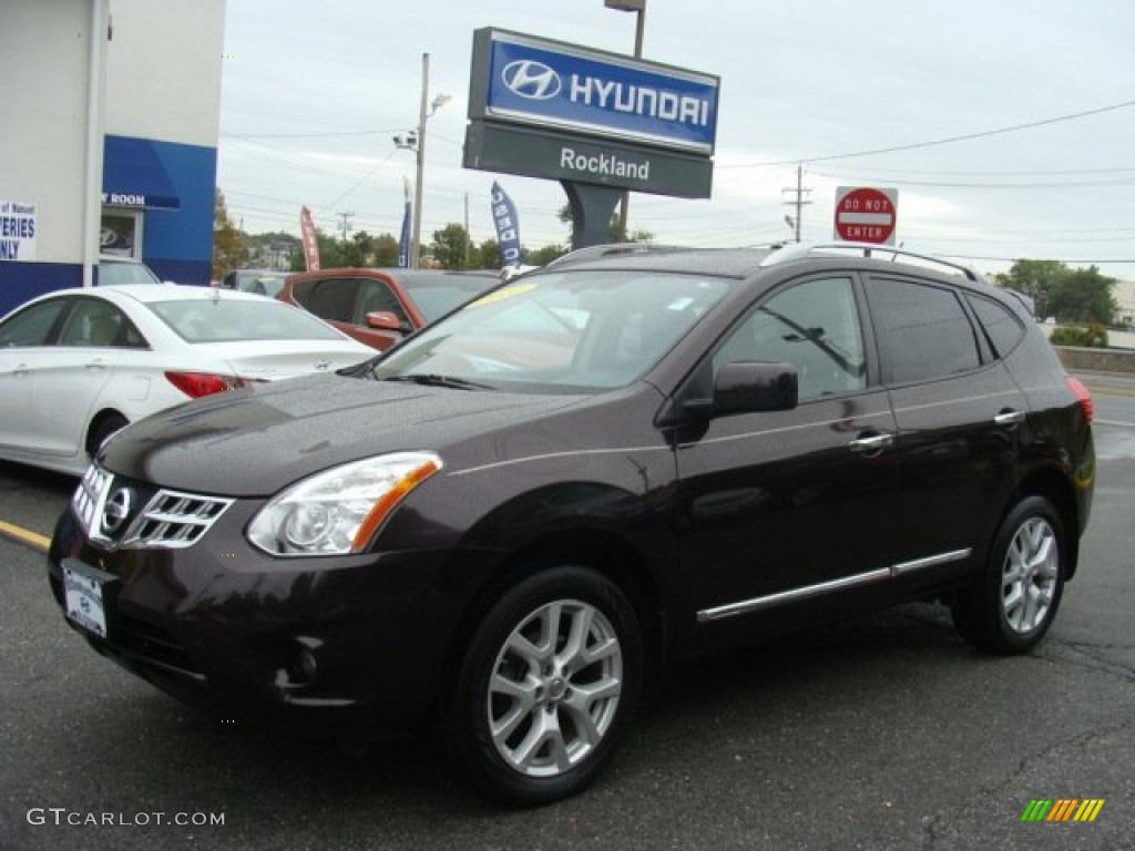 2011 Rogue SV AWD - Black Amethyst / Black photo #1