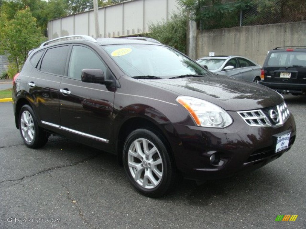 2011 Rogue SV AWD - Black Amethyst / Black photo #3