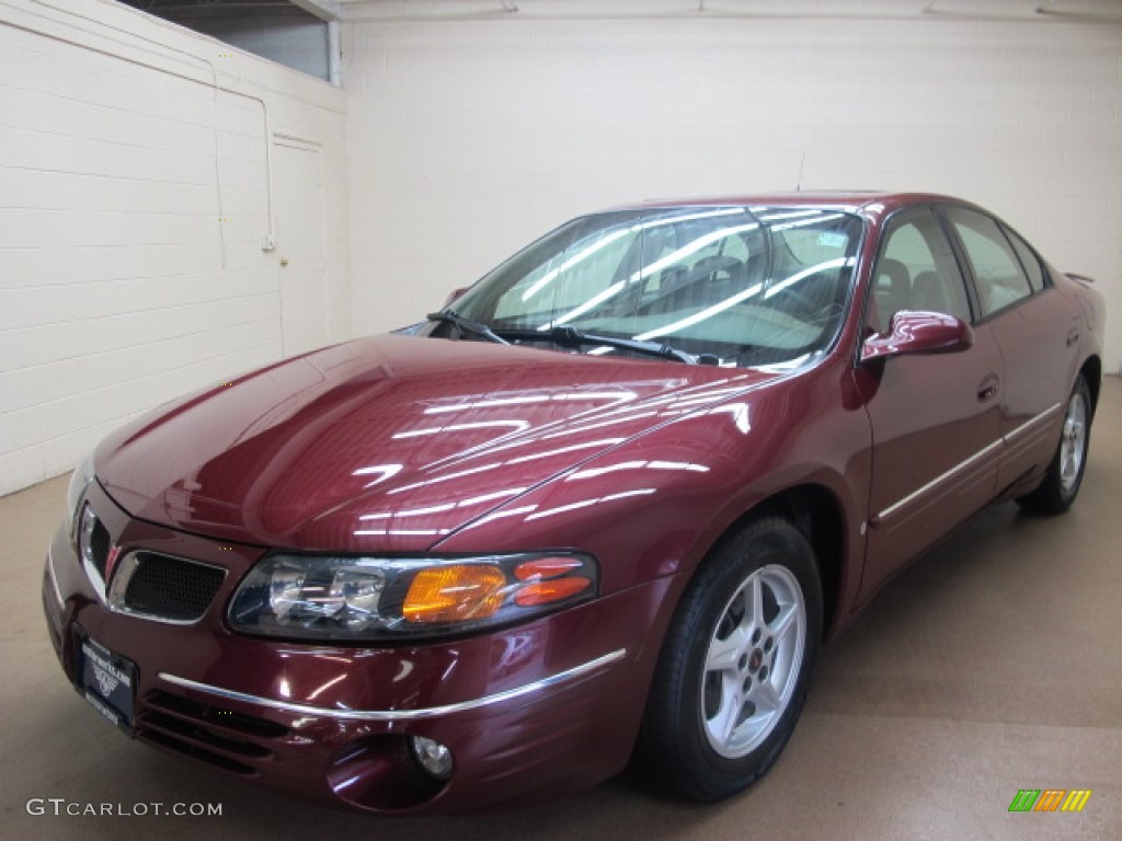 2001 Bonneville SE - Maple Red Metallic / Taupe photo #3