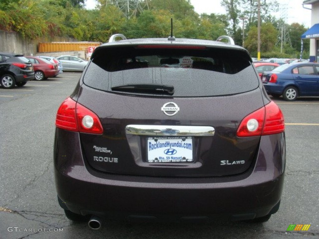 2011 Rogue SV AWD - Black Amethyst / Black photo #5
