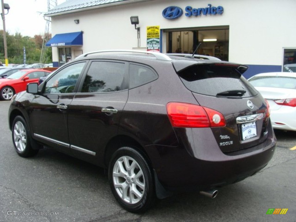 2011 Rogue SV AWD - Black Amethyst / Black photo #6