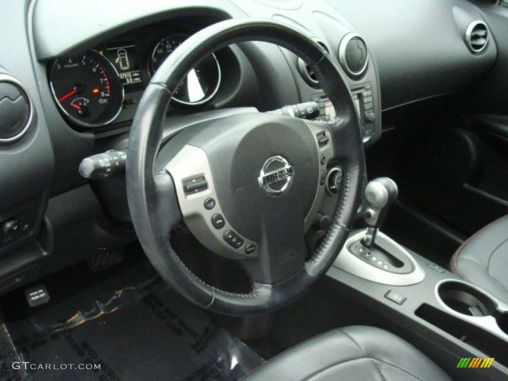 2011 Rogue SV AWD - Black Amethyst / Black photo #9
