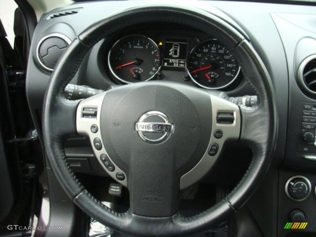 2011 Rogue SV AWD - Black Amethyst / Black photo #14