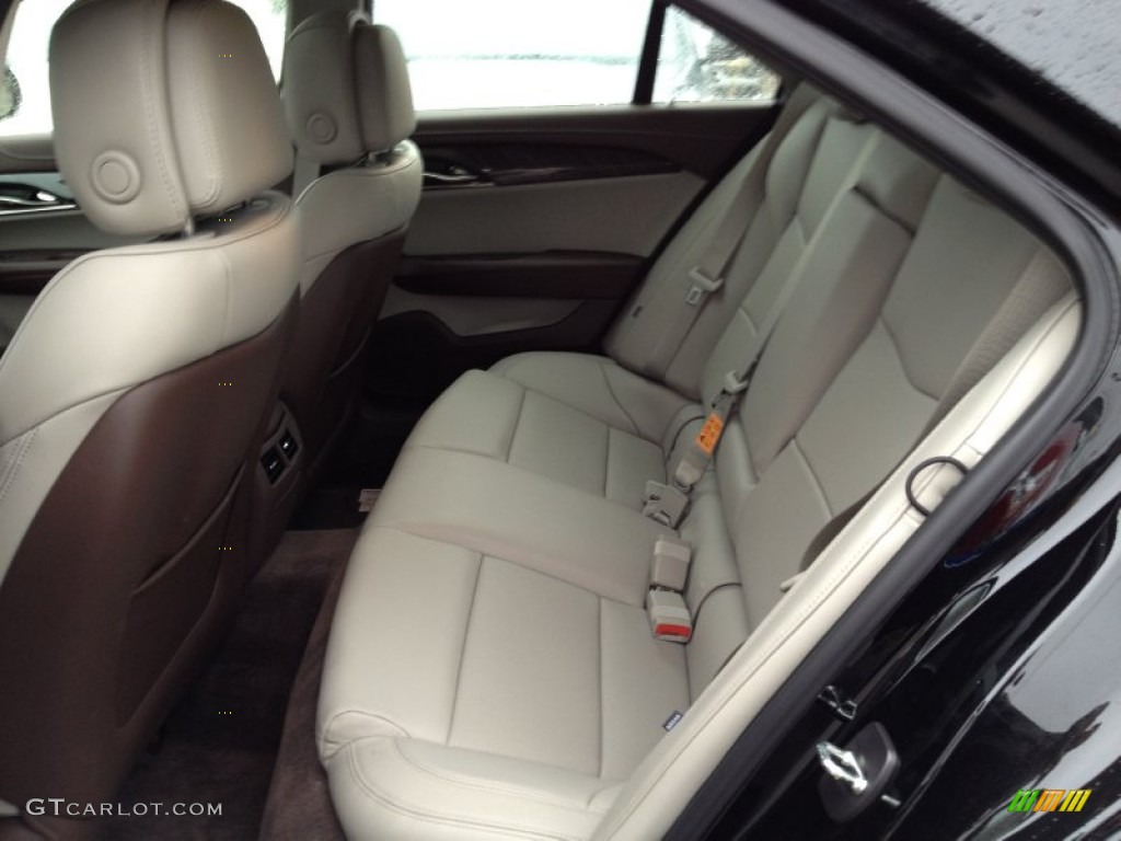 Light Platinum/Brownstone Accents Interior 2013 Cadillac ATS 2.0L Turbo Luxury Photo #86690298