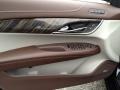 Light Platinum/Brownstone Accents 2013 Cadillac ATS 2.0L Turbo Luxury Door Panel