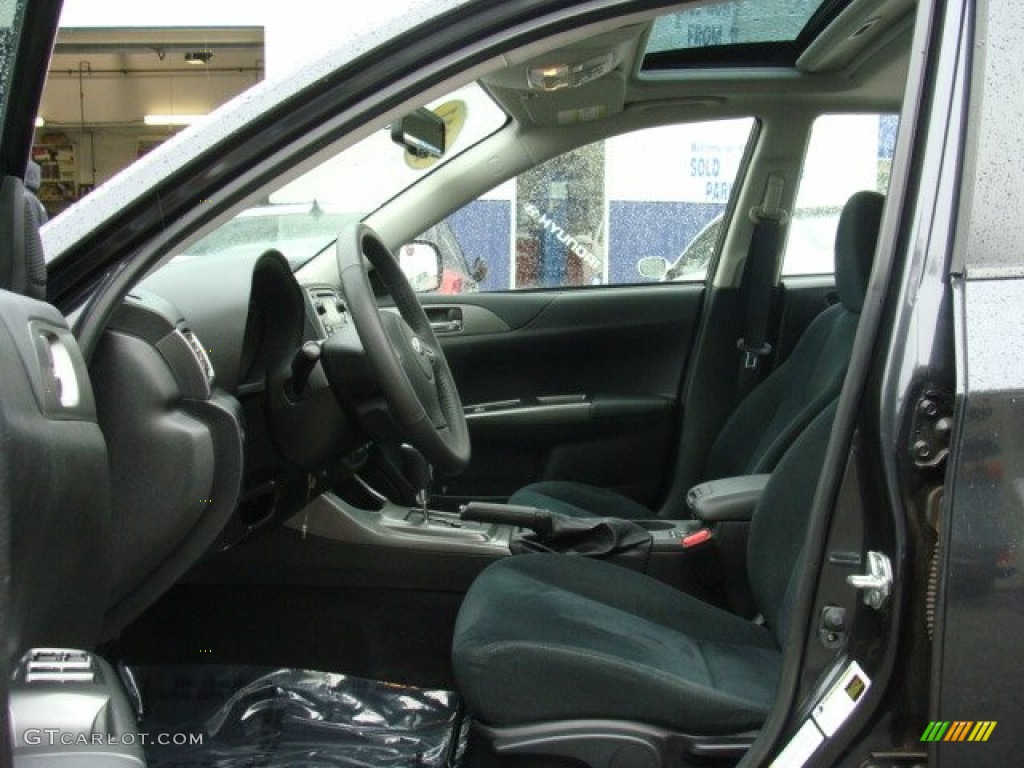 2011 Impreza 2.5i Premium Wagon - Dark Gray Metallic / Carbon Black photo #10