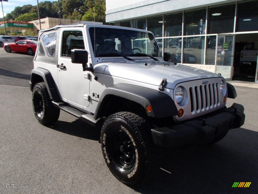 Bright Silver Metallic 2007 Jeep Wrangler X 4x4 Exterior Photo #86691957